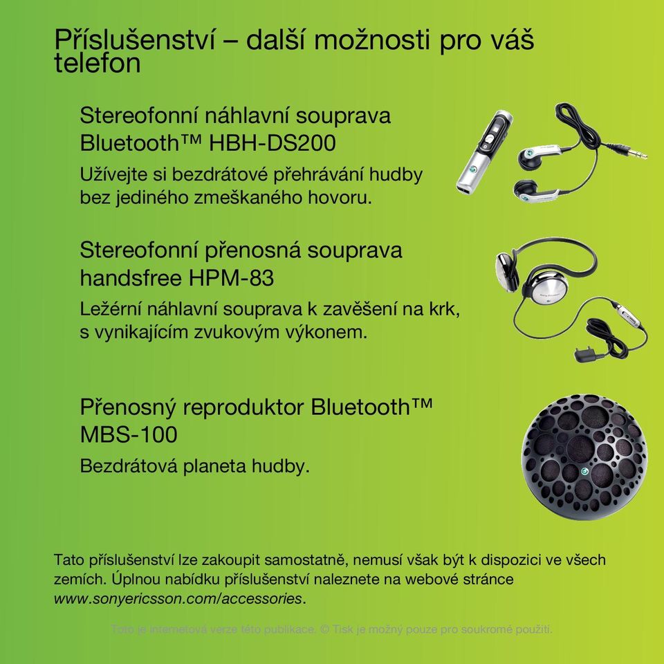 Stereofonní přenosná souprava handsfree HPM-83 Ležérní náhlavní souprava k zavěšení na krk, s vynikajícím zvukovým výkonem.