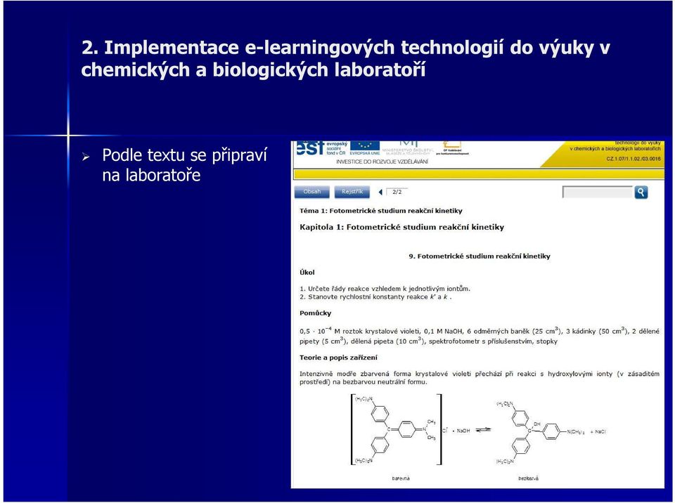 chemických a biologických