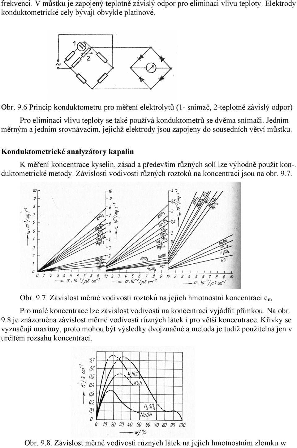 Jedním měrným a jedním srovnávacím, jejichž elektrody jsou zapojeny do sousedních větví můstku.