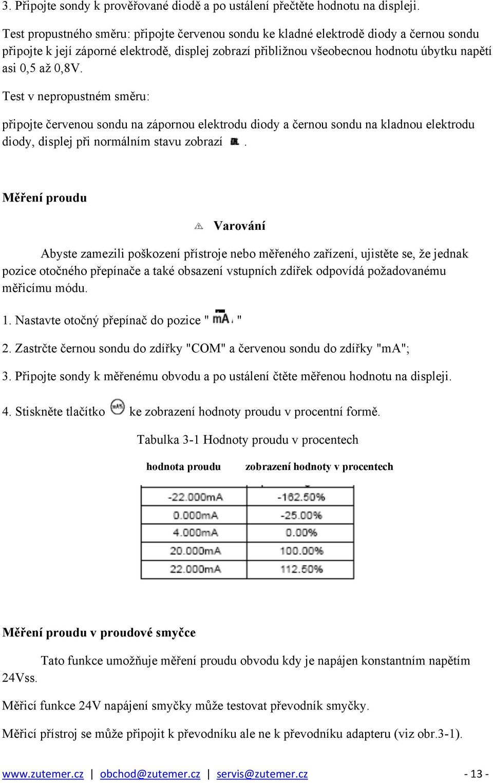 Test v nepropustném směru: připojte červenou sondu na zápornou elektrodu diody a černou sondu na kladnou elektrodu diody, displej při normálním stavu zobrazí.