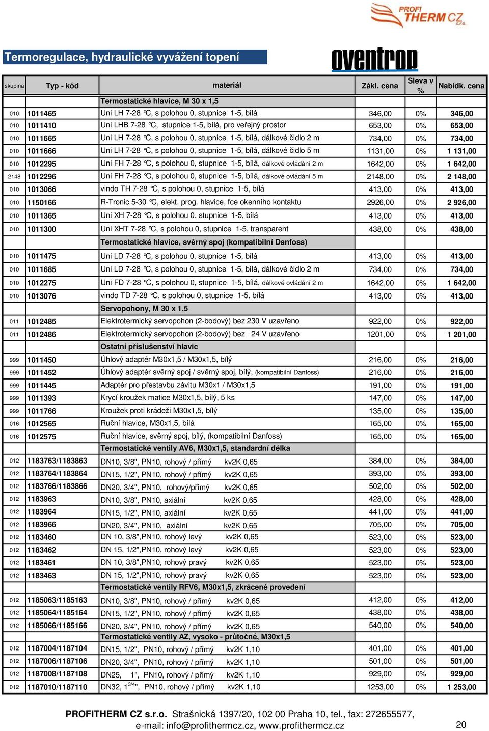 010 1011665 Uni LH 7-28 C, s polohou 0, stupnice 1-5, bílá, dálkové idlo 2 m 734,00 0 734,00 010 1011666 Uni LH 7-28 C, s polohou 0, stupnice 1-5, bílá, dálkové idlo 5 m 1131,00 0 1 131,00 010