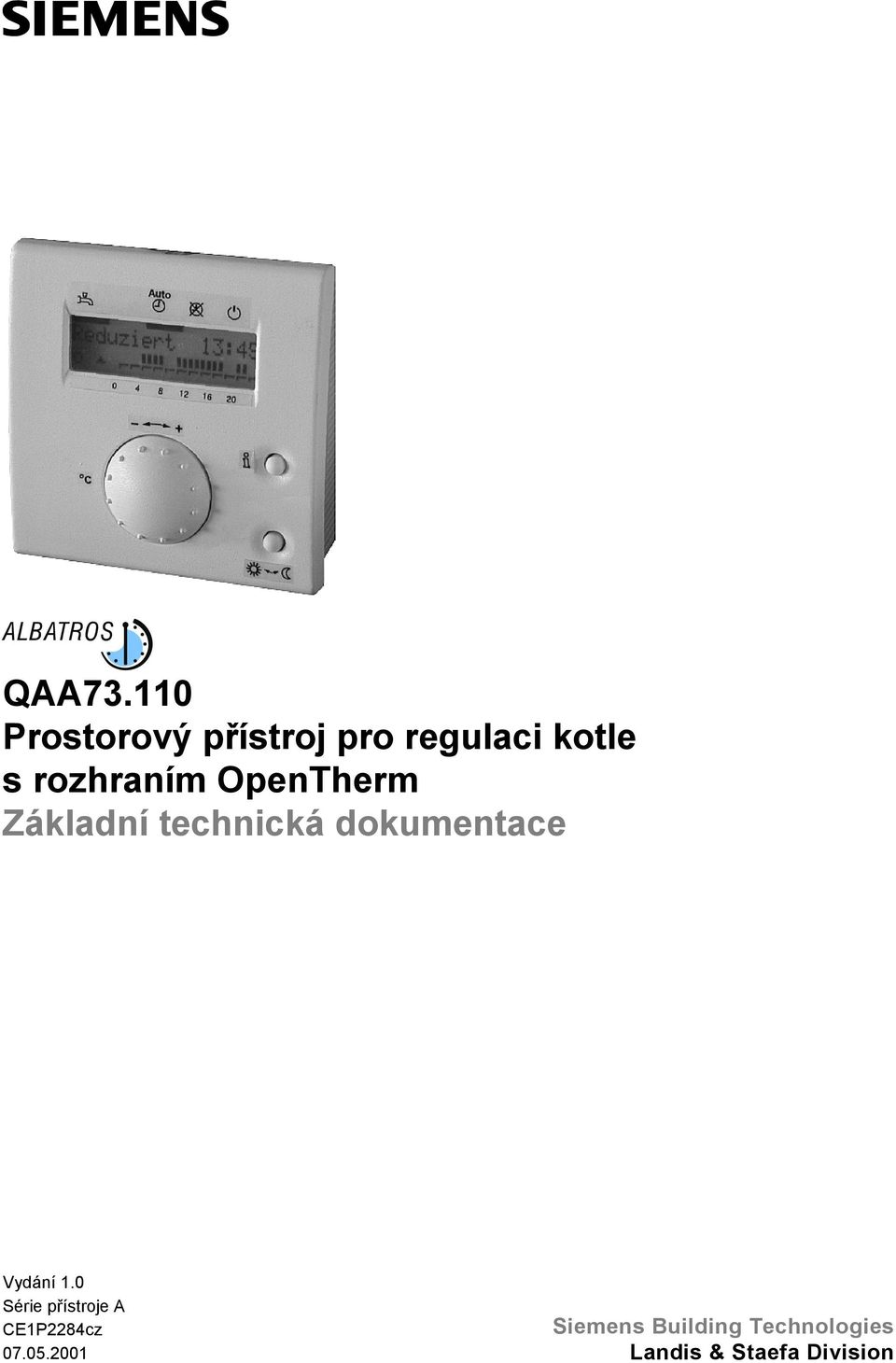 rozhraním OpenTherm Základní technická dokumentace