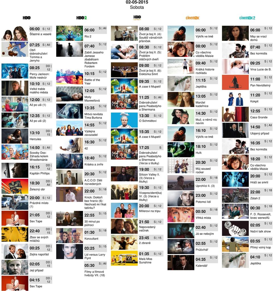 případ 04: Sex Tape (5): Problém otáčivých dveří 09:00 Co všechno věděla Maisie 09:40 (6): Doktorka Smrt 09:35 11: A zase ti Mupeti!