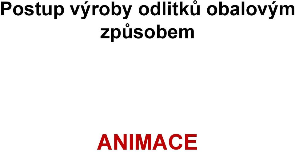 odlitků