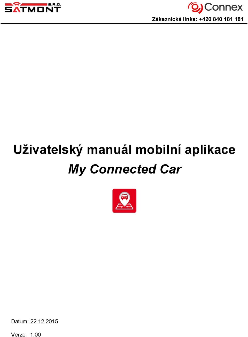 mobilní aplikace My Connected