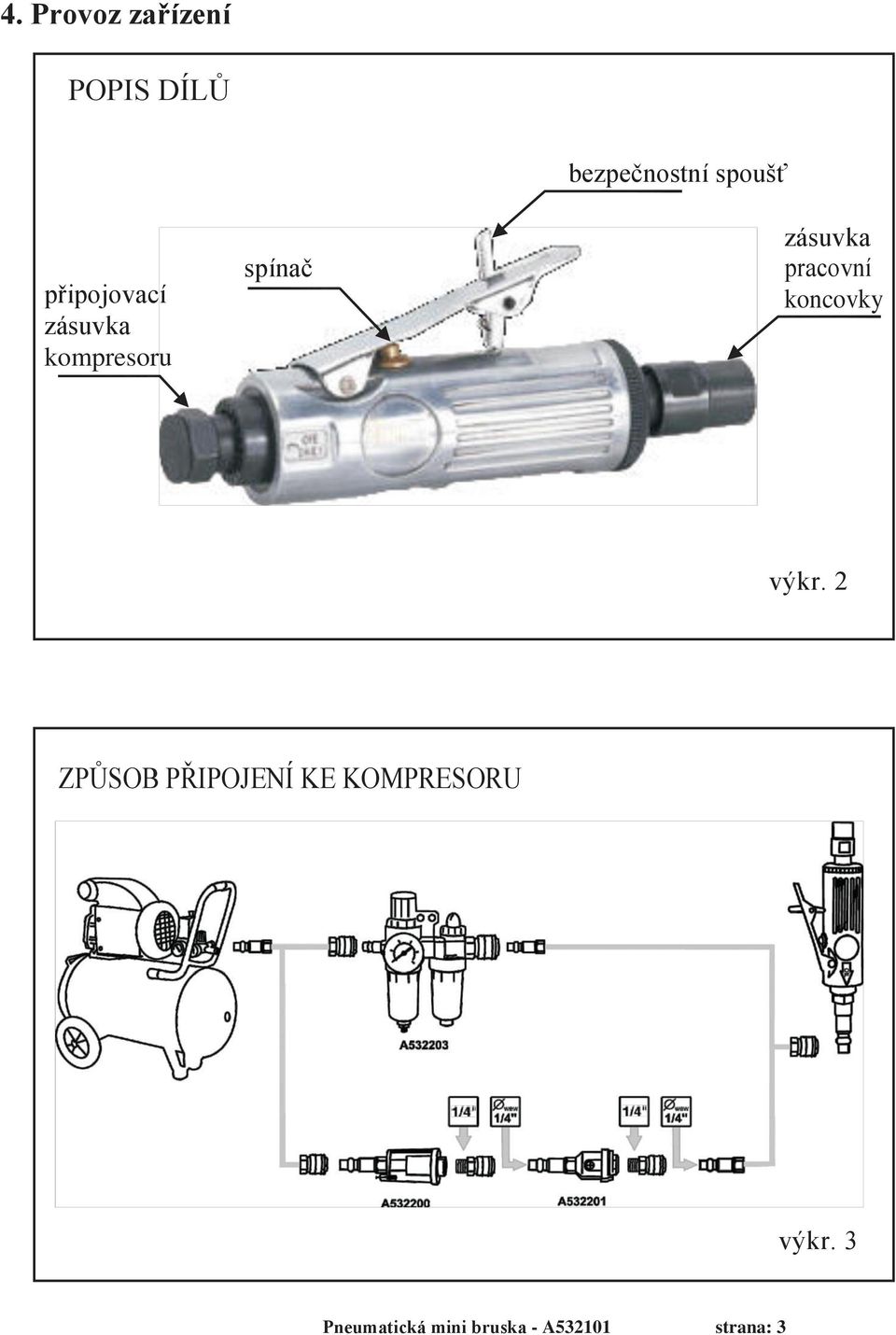 pracovní koncovky výkr.