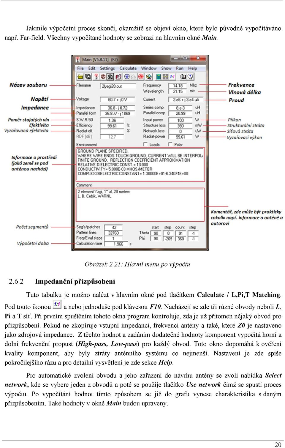 Pod touto ikonou a nebo jednoduše pod klávesou F10. Nacházejí se zde tři různé obvody neboli L, Pi a T síť.