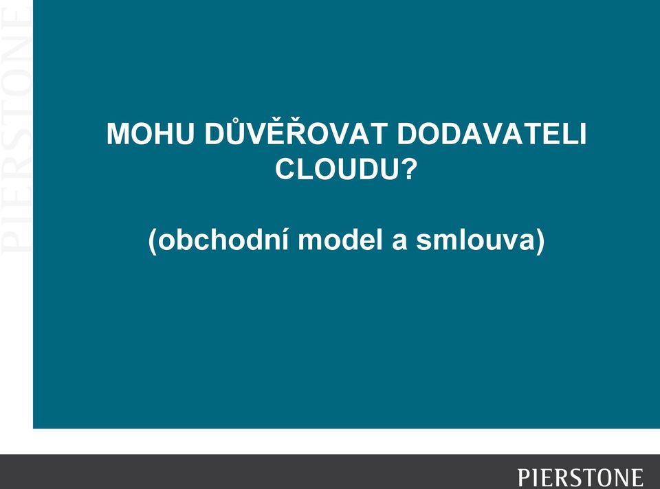 Contract CLOUDU?