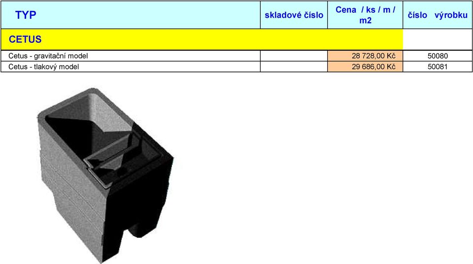 728,00 Kč 50080 Cetus