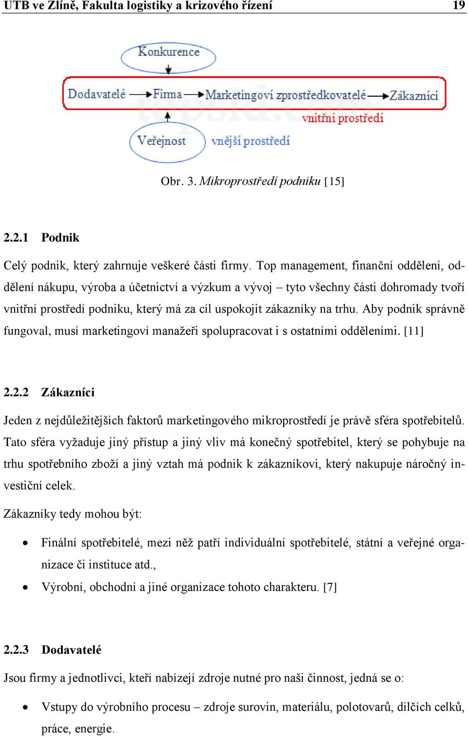 Aby podnik správně fungoval, musí marketingoví manažeři spolupracovat i s ostatními odděleními. [11] 2.