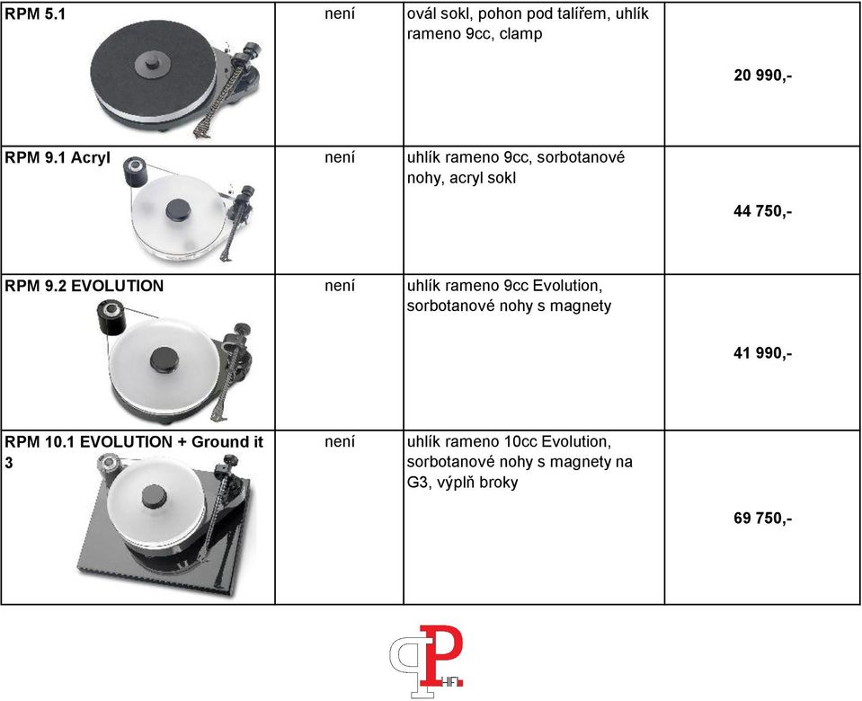 2 EVOLUTION není uhlík rameno 9cc Evolution, sorbotanové nohy s magnety 41 990,- RPM 10.