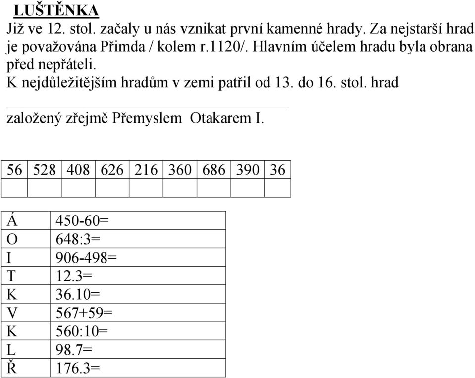 Hlavním účelem hradu byla obrana před nepřáteli. K nejdůležitějším hradům v zemi patřil od 13.