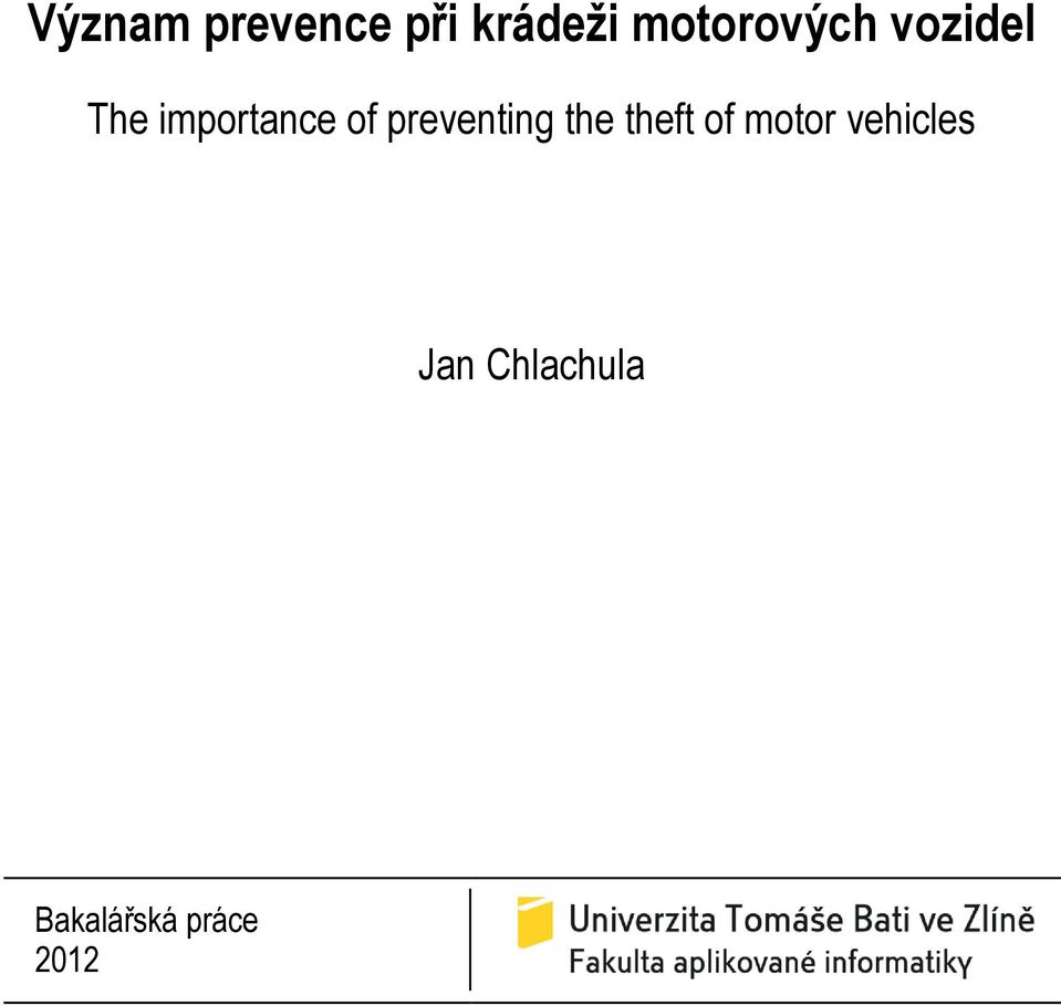 of preventing the theft of motor
