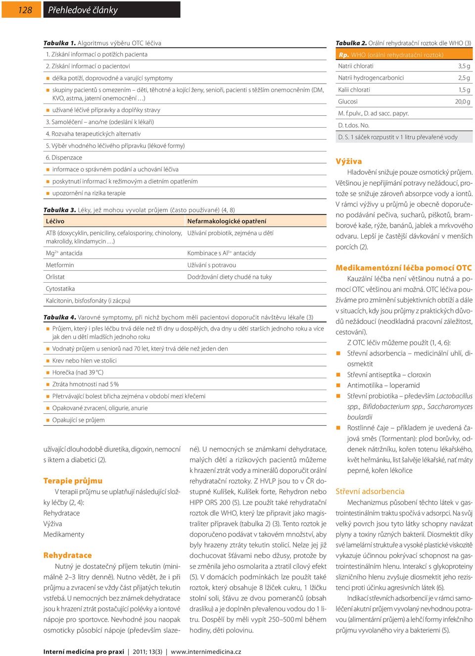 onemocnění ) užívané léčivé přípravky a doplňky stravy 3. Samoléčení ano/ne (odeslání k lékaři) 4. Rozvaha terapeutických alternativ 5. Výběr vhodného léčivého přípravku (lékové formy) 6.