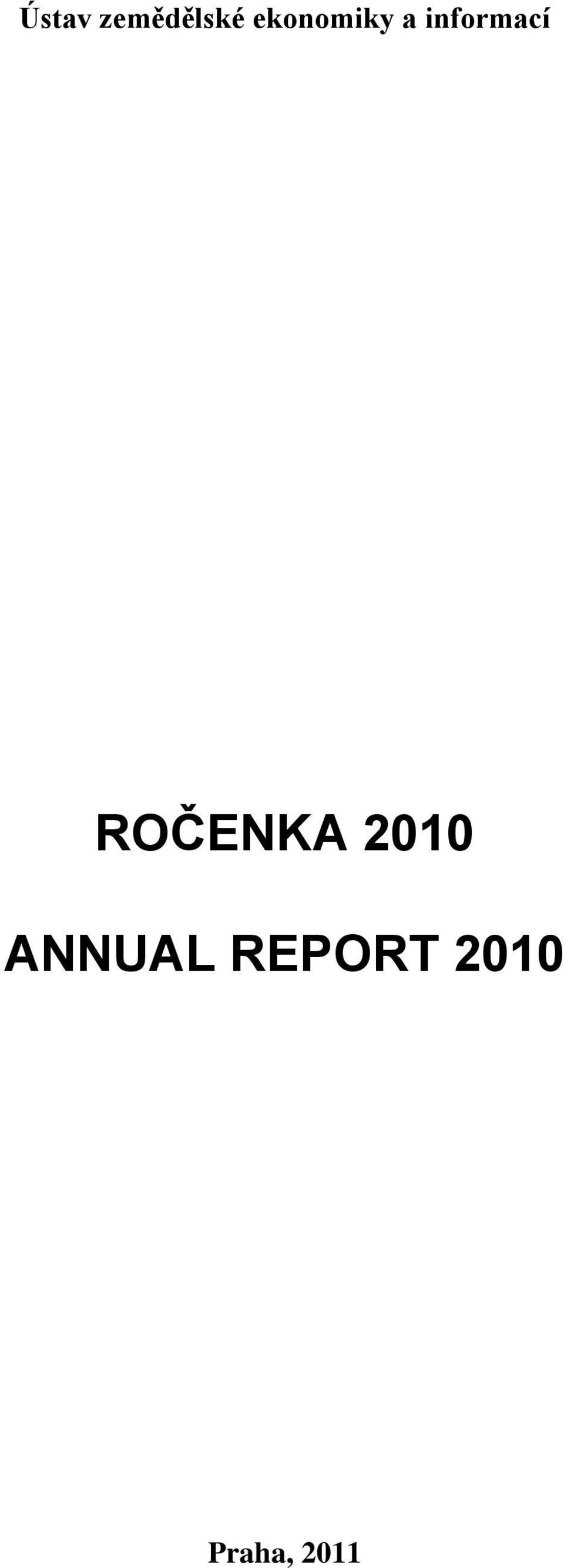 informací ROČENKA