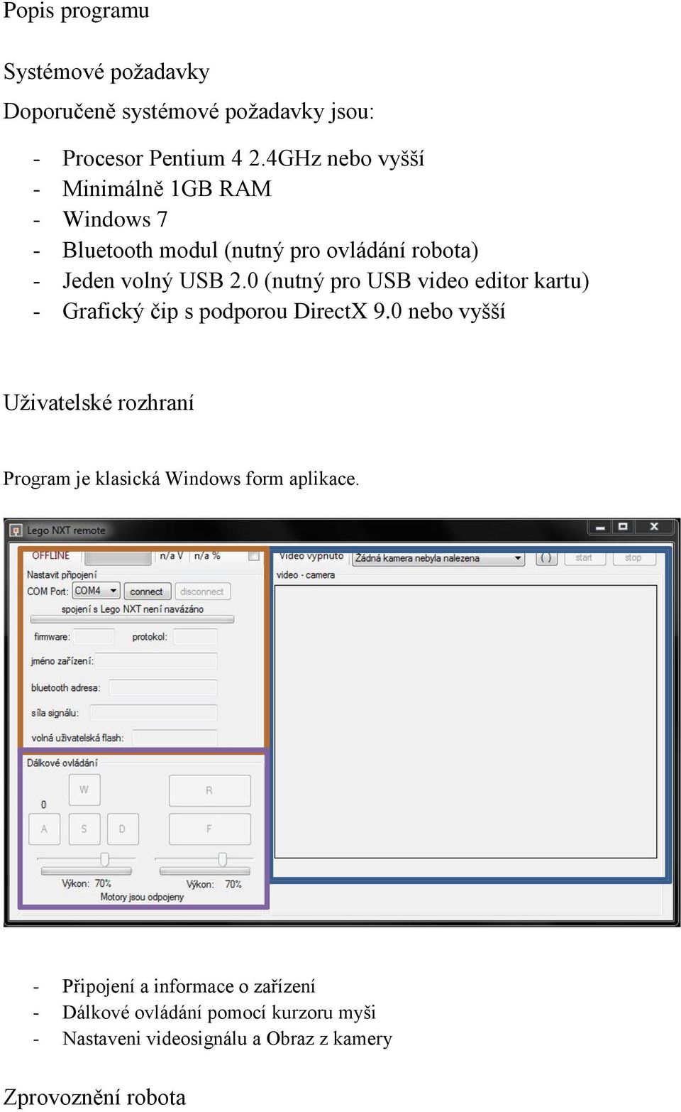 0 (nutný pro USB video editor kartu) - Grafický čip s podporou DirectX 9.