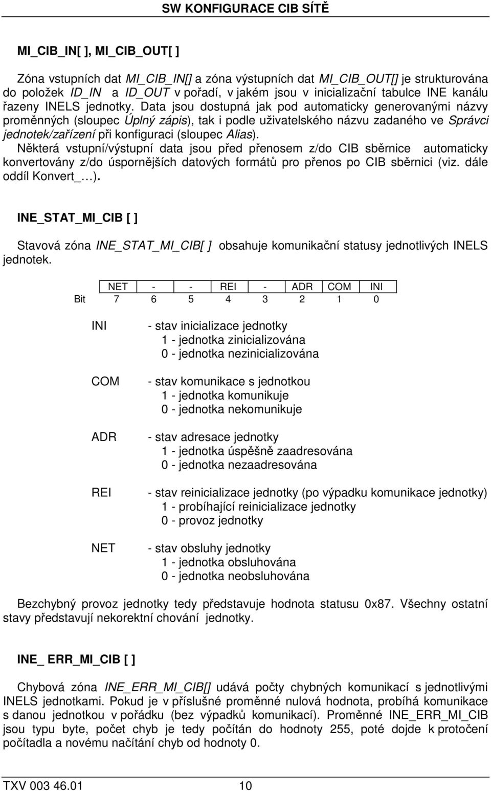 Data jsou dostupná jak pod automaticky generovanými názvy proměnných (sloupec Úplný zápis), tak i podle uživatelského názvu zadaného ve Správci jednotek/zařízení při konfiguraci (sloupec Alias).