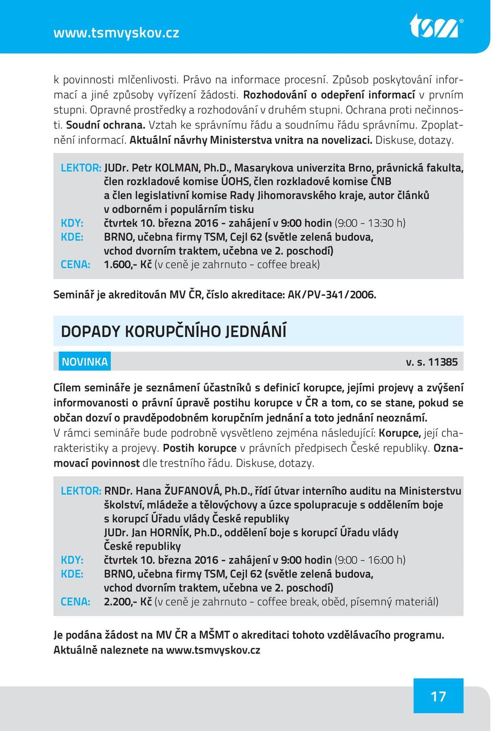 Aktuální návrhy Ministerstva vnitra na novelizaci. Di