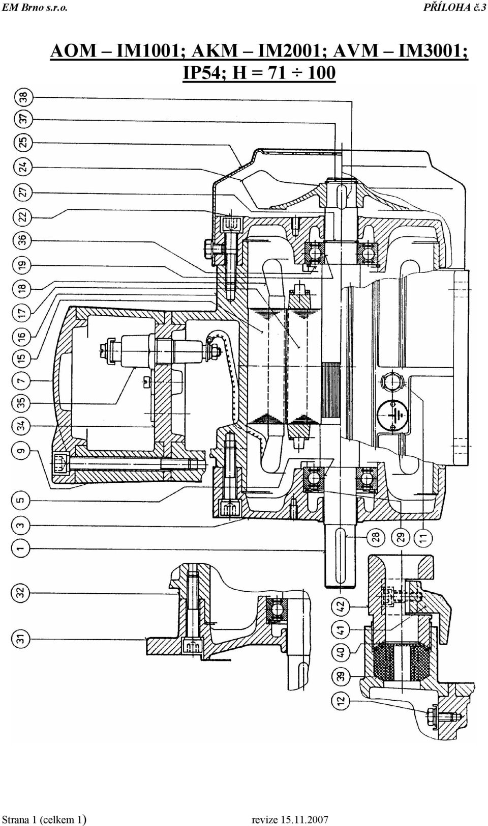 IM3001; IP54; H = 71 100