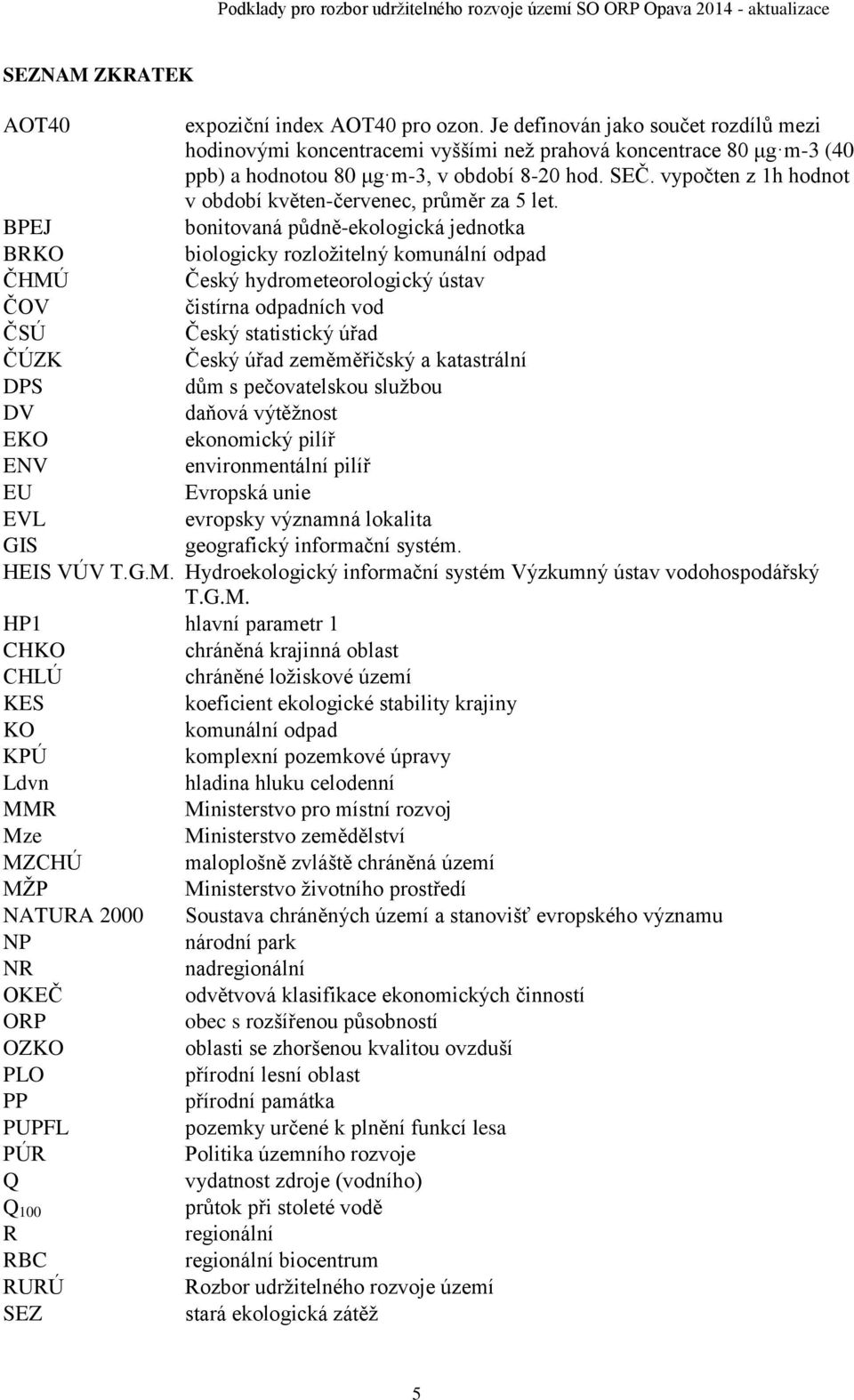 vypočten z 1h hodnot v období květen-červenec, průměr za 5 let.