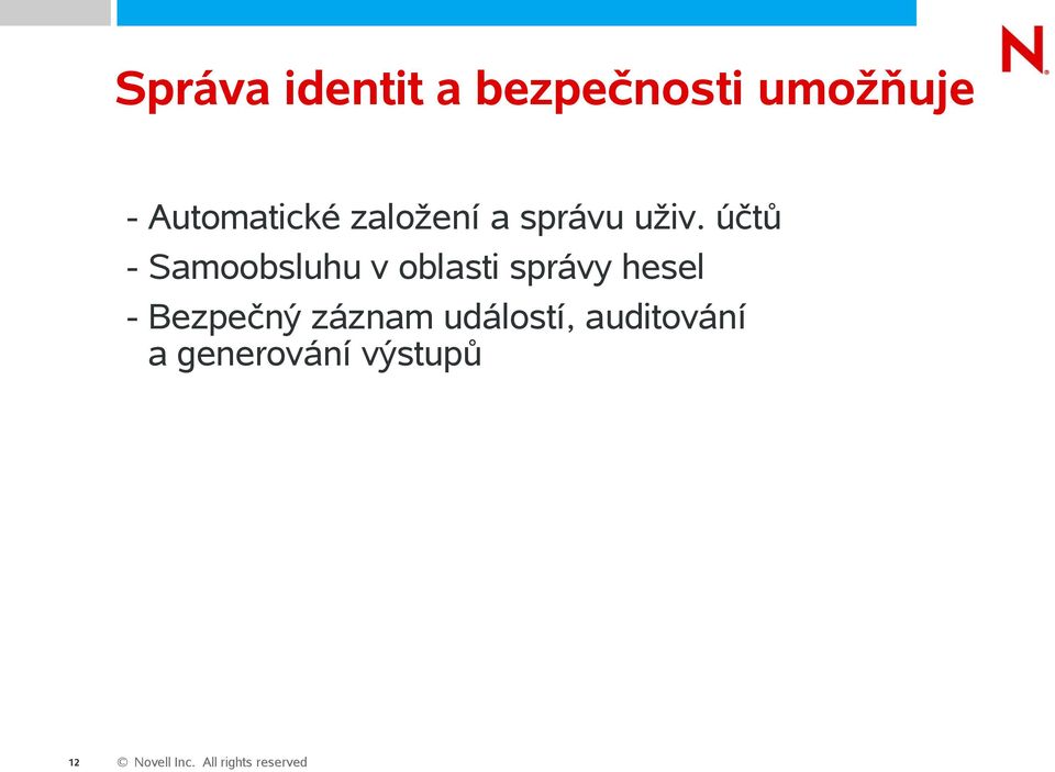 účtů - Samoobsluhu v oblasti správy hesel -