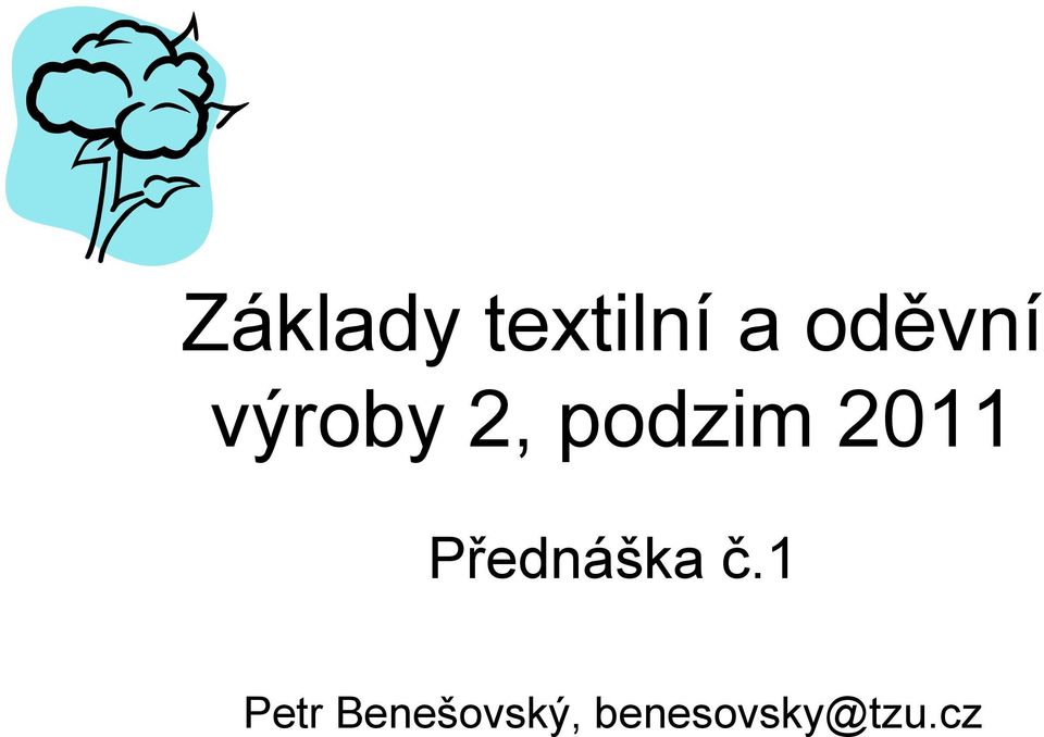 2011 Přednáška č.