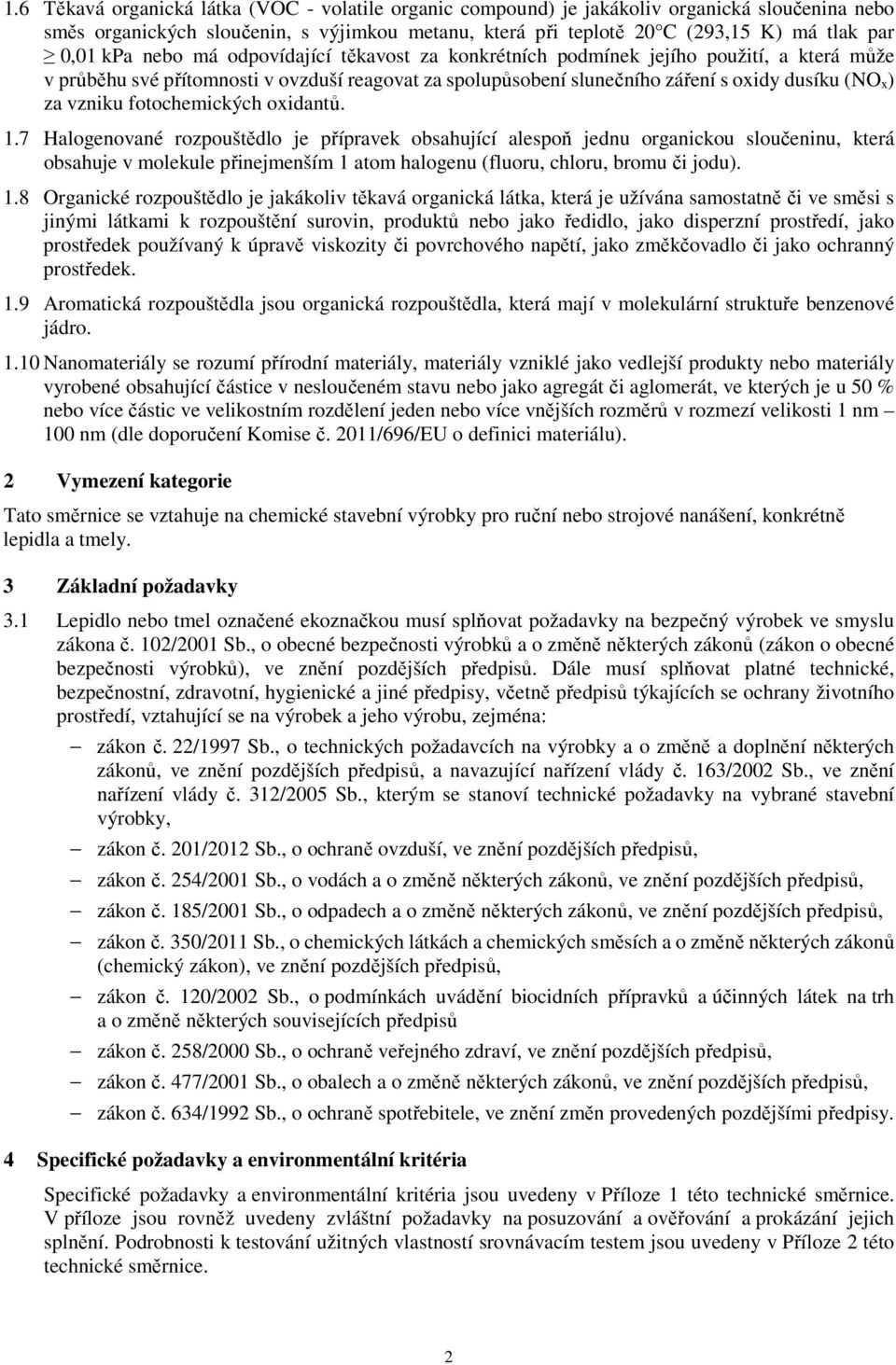 fotochemických oxidantů. 1.