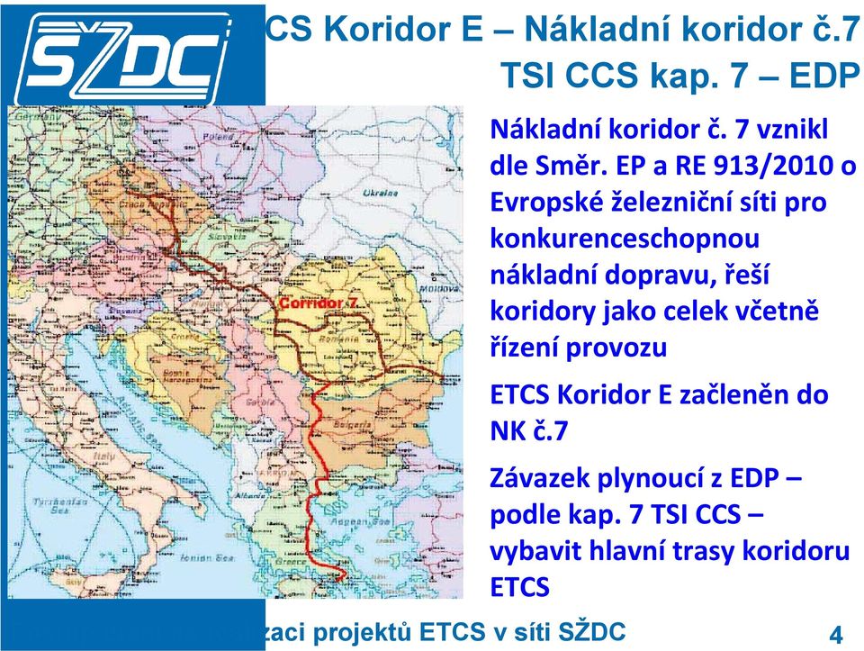 EP a RE 913/2010 o Evropské železniční síti pro konkurenceschopnou nákladní dopravu,
