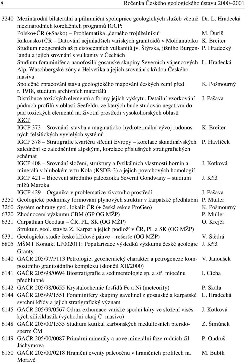 Breiter Studium neogenních až pleistocenních vulkanitů jv. Štýrska, jižního Burgenlandu a jejich srovnání s vulkanity v Čechách P.