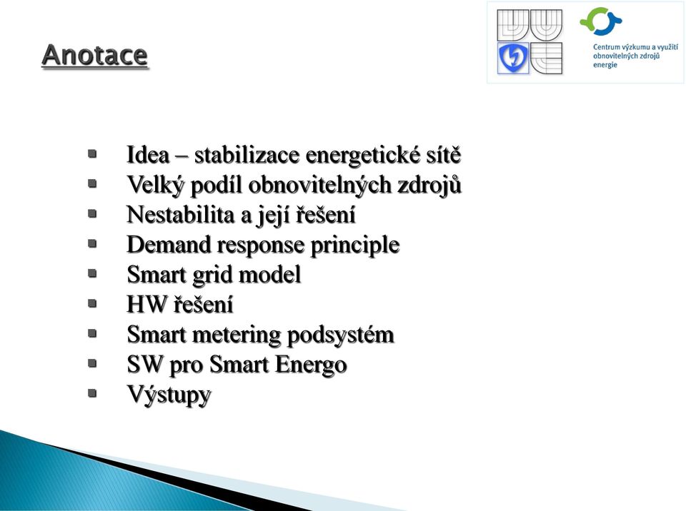 Demand response principle Smart grid model HW