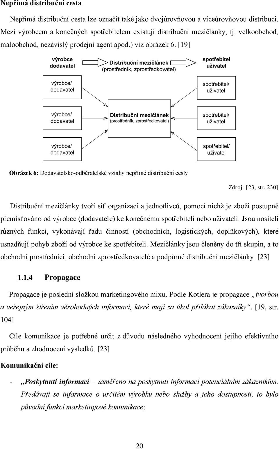 230] Distribuční mezičlánky tvoří síť organizací a jednotlivců, pomocí nichž je zboží postupně přemísťováno od výrobce (dodavatele) ke konečnému spotřebiteli nebo uživateli.