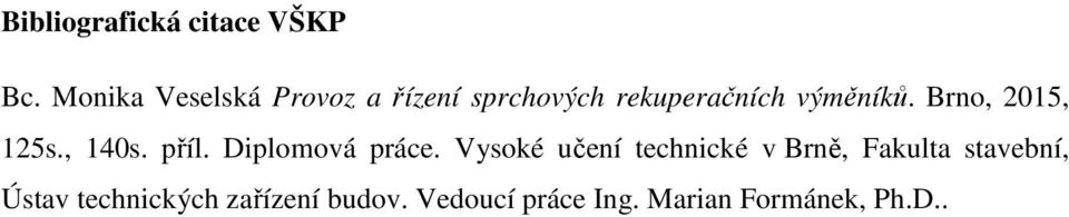 Brno, 2015, 125s., 140s. příl. Diplomová práce.