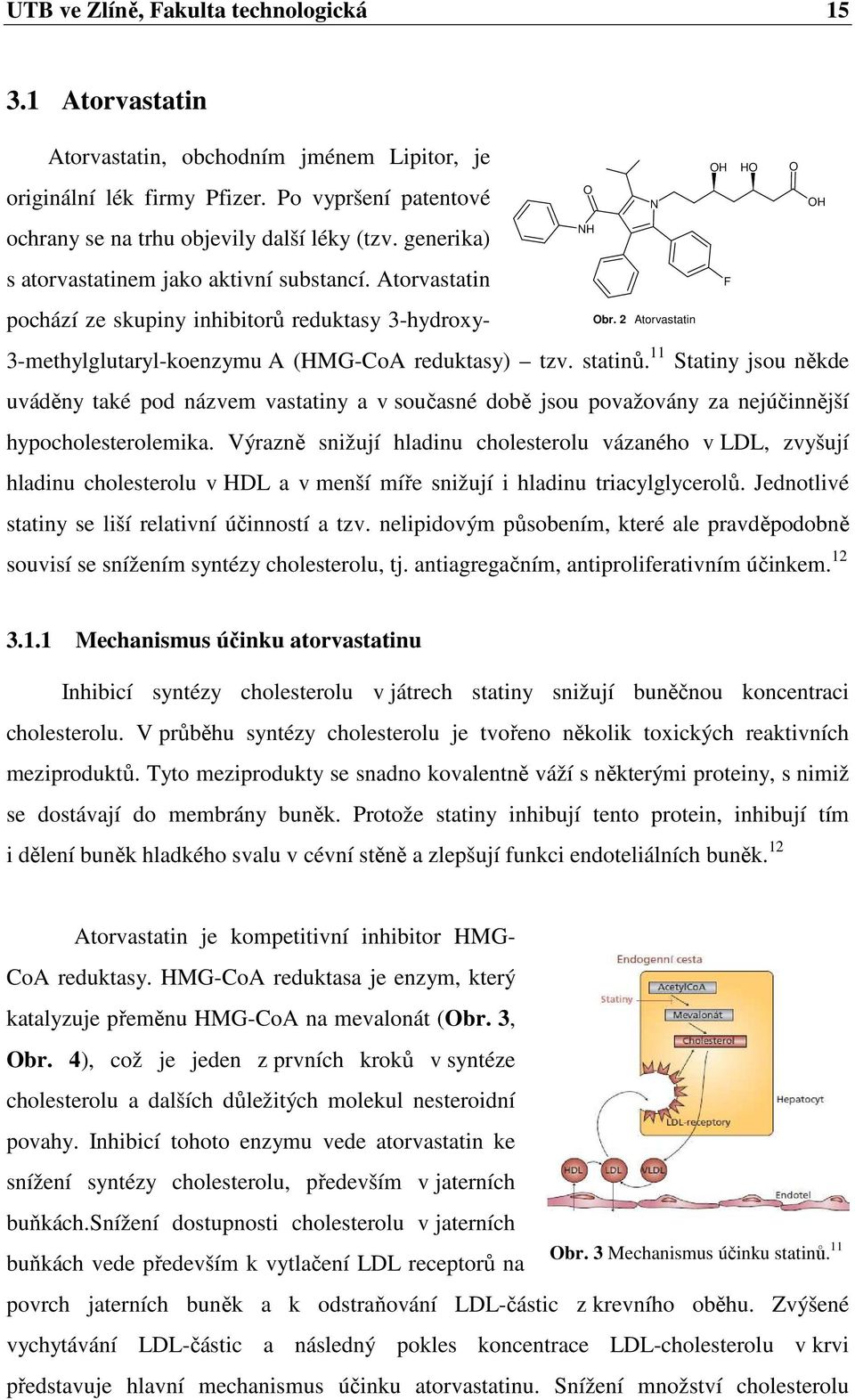 statinů. 11 Statiny jsou někde uváděny také pod názvem vastatiny a v současné době jsou považovány za nejúčinnější hypocholesterolemika.