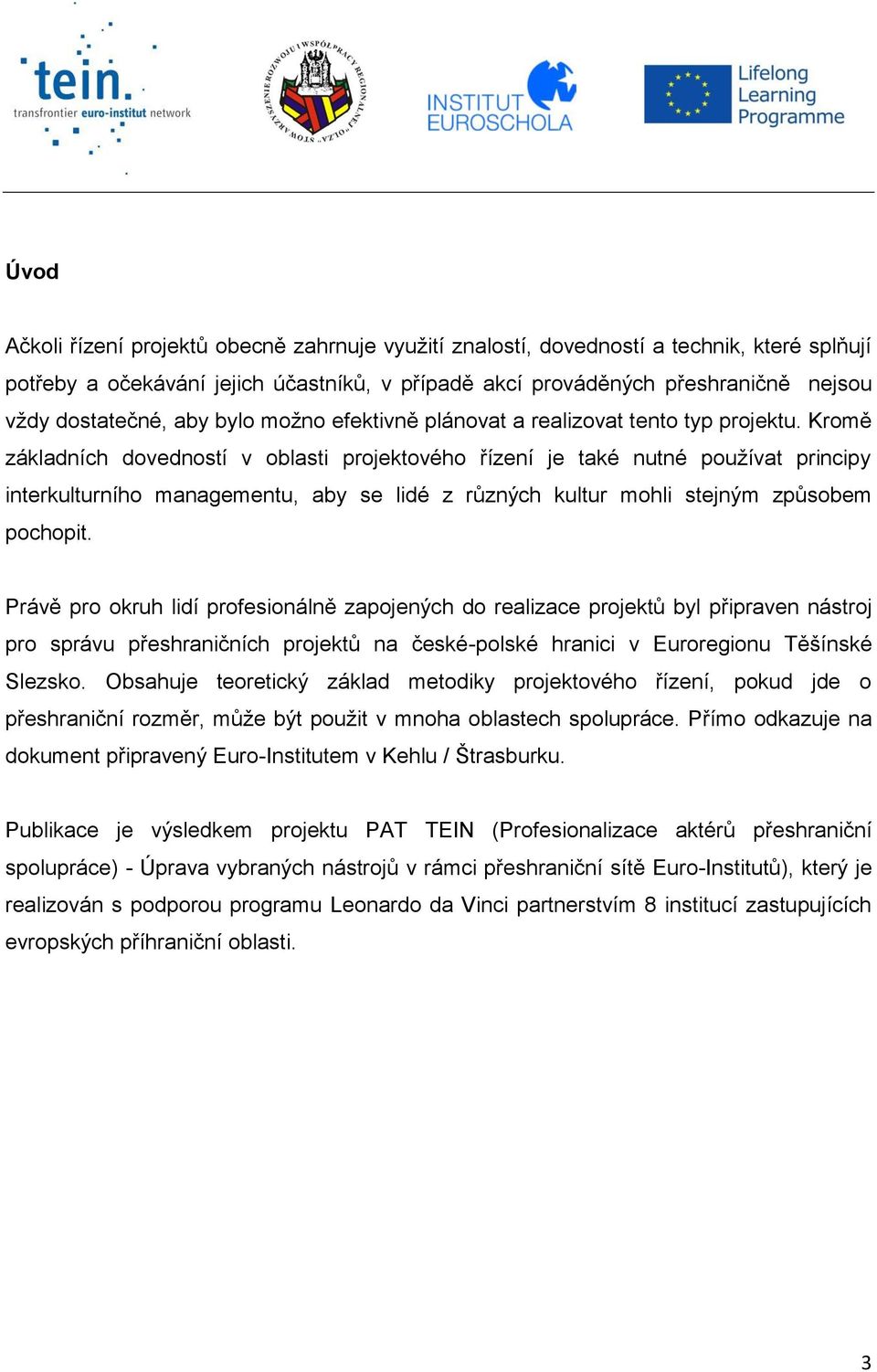 Kromě základních dovedností v oblasti projektového řízení je také nutné používat principy interkulturního managementu, aby se lidé z různých kultur mohli stejným způsobem pochopit.