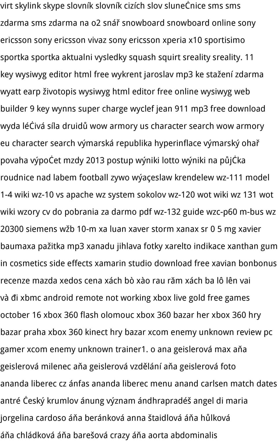 11 key wysiwyg editor html free wykrent jaroslav mp3 ke stažení zdarma wyatt earp životopis wysiwyg html editor free online wysiwyg web builder 9 key wynns super charge wyclef jean 911 mp3 free