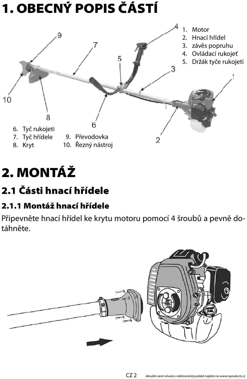 Kryt 9. Převodovka 10