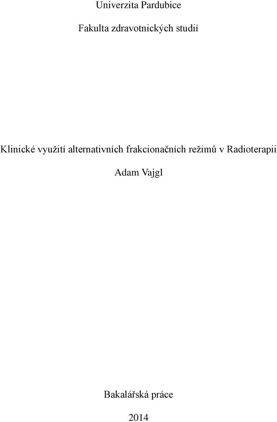 využití alternativních frakcionačních