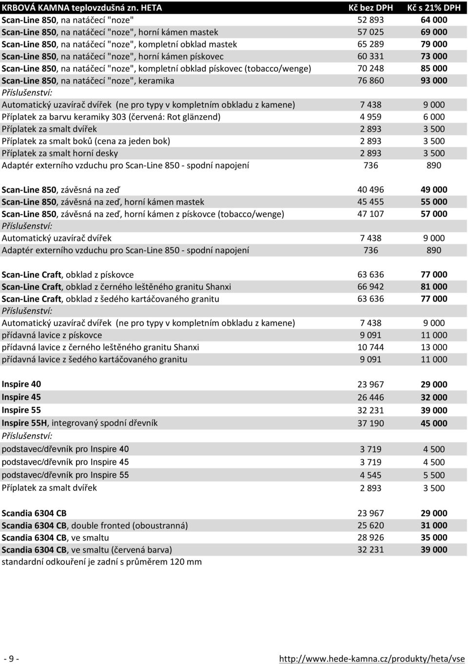 pro Scan- Line 850 - spodní napojení 736 890 Scan- Line 850, závěsná na zeď 40 496 49 000 Scan- Line 850, závěsná na zeď, horní kámen mastek 45 455 55 000 Scan- Line 850, závěsná na zeď, horní kámen