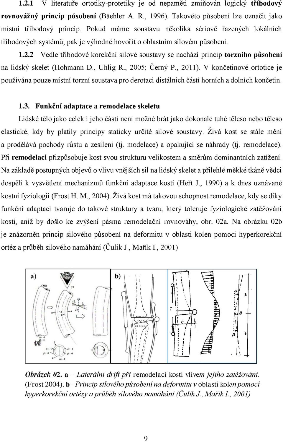2 Vedle tříbodové korekční silové soustavy se nachází princip torzního působení na lidský skelet (Hohmann D., Uhlig R., 2005; Černý P., 2011).