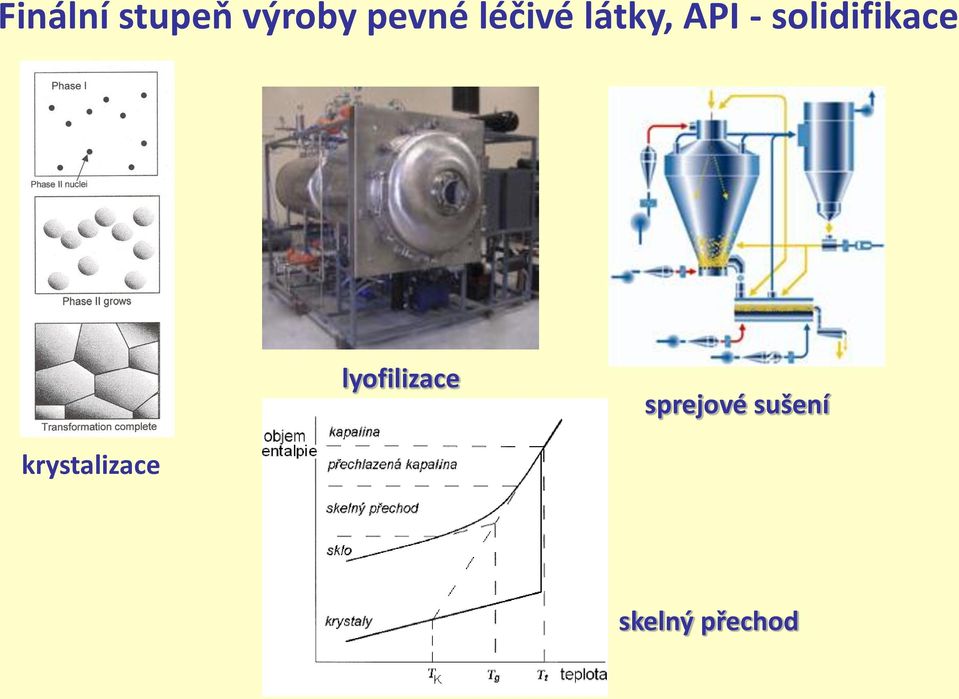 solidifikace lyofilizace