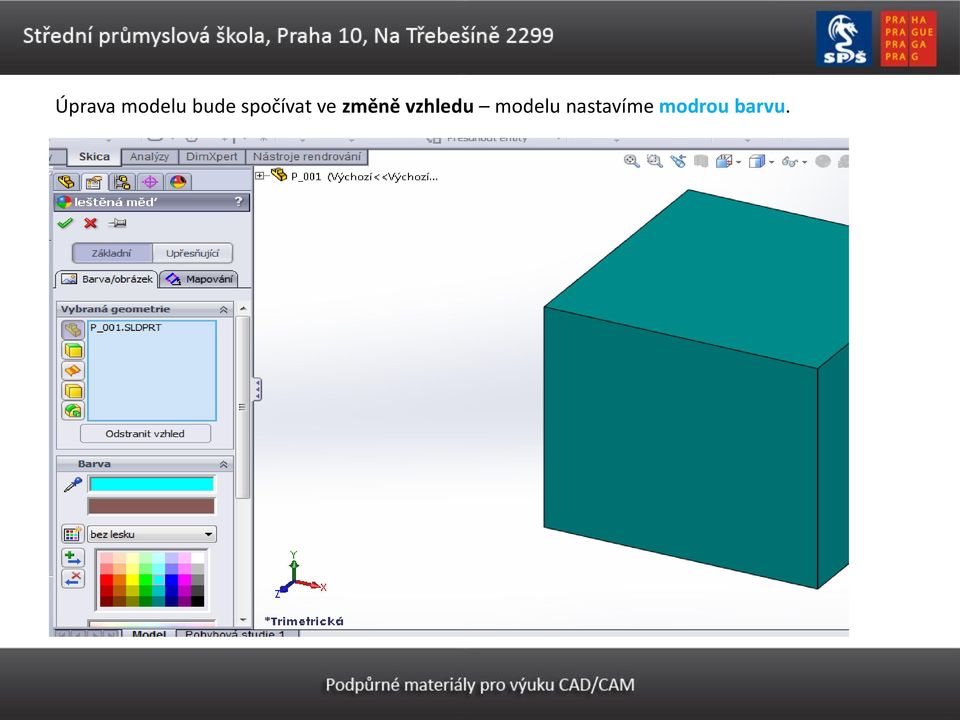 vzhledu modelu