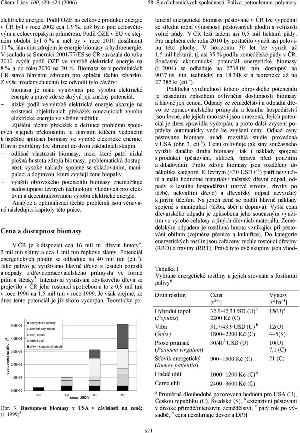 V souldu se Směrnicí 2001/77/ES se ČR zvázl do roku 2010 zvýšit podíl OZE ve výrobě elektrické energie n 8 % do roku 2030 n 20 %.