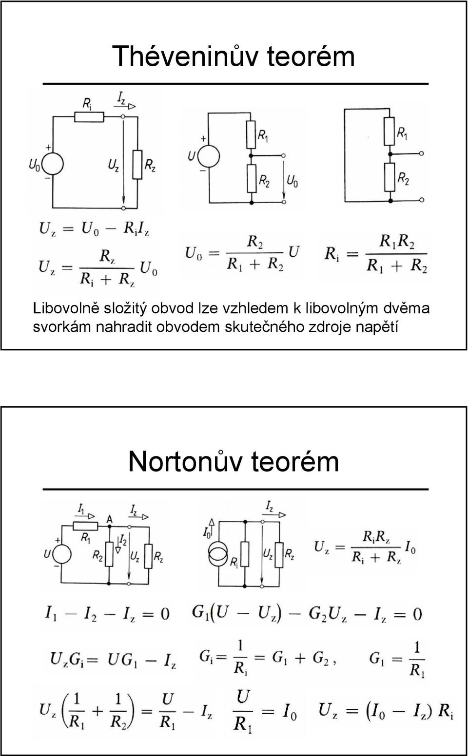 libovolným dvěma svorkám nahradit