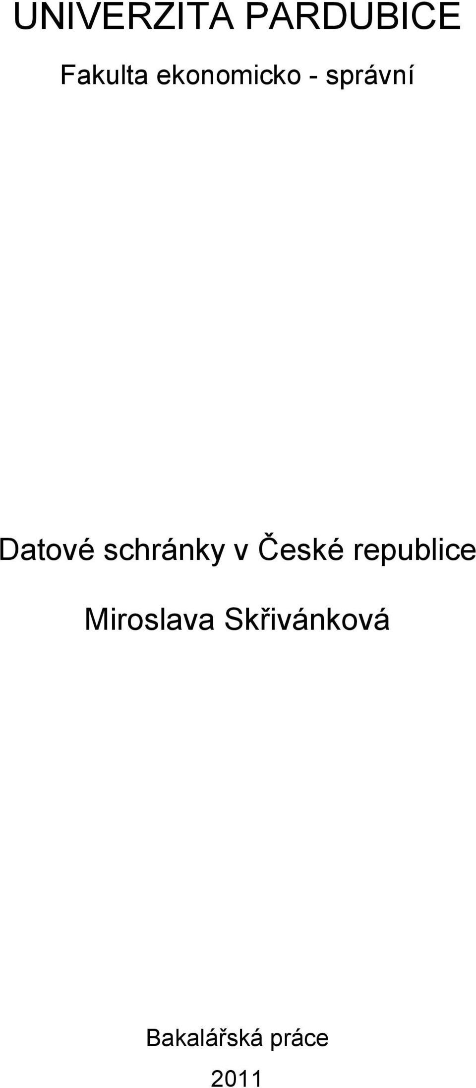 schránky v České republice