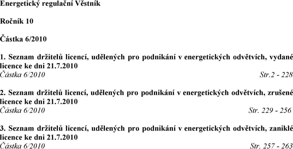 2010 Částka 6/2010 Str.2-228 2.