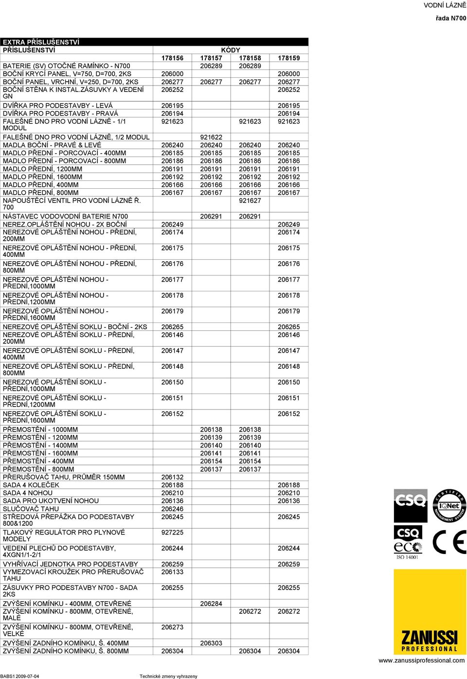 ZÁSUVKY A VEDENÍ GN 206252 206252 DVÍŘKA PRO PODESTAVBY - LEVÁ 206195 206195 DVÍŘKA PRO PODESTAVBY - PRAVÁ 206194 206194 FALEŠNÉ DNO PRO VODNÍ LÁZNĚ - 1/1 MODUL 921623 921623 921623 FALEŠNÉ DNO PRO