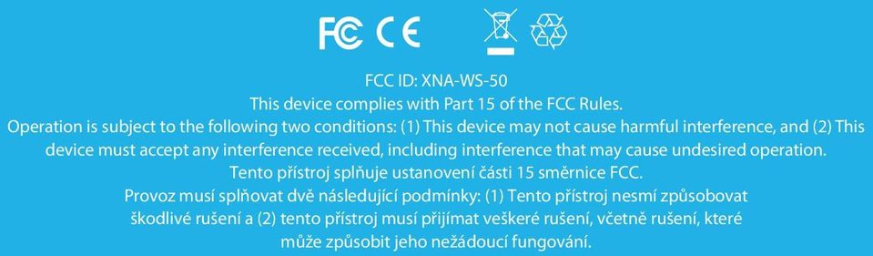 any interference received, including interference that may cause undesired operation.