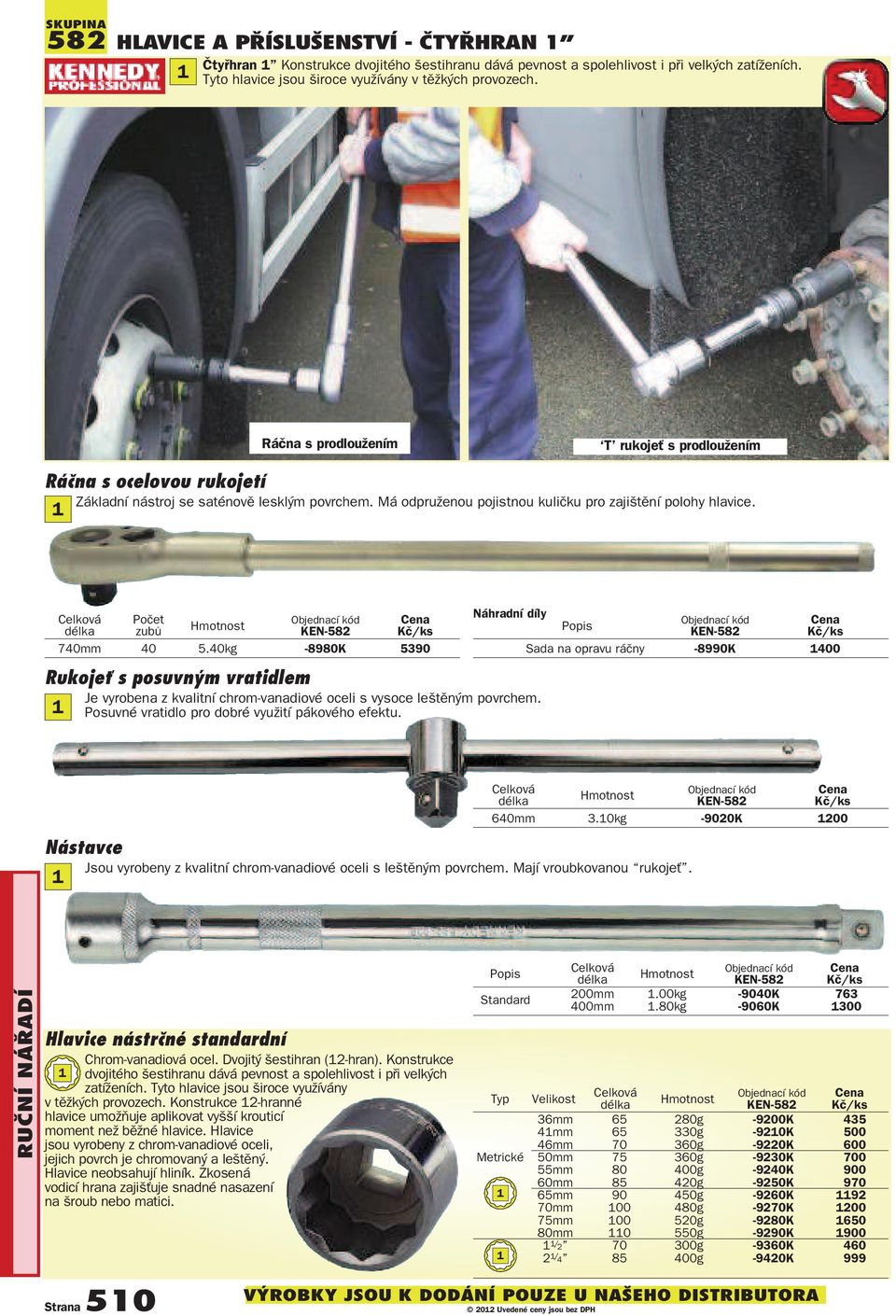 40kg 8980K 5390 Rukojeť s posuvným vratidlem Je vyrobena z kvalitní chromvanadiové oceli s vysoce leštěným povrchem. Posuvné vratidlo pro dobré využití pákového efektu.