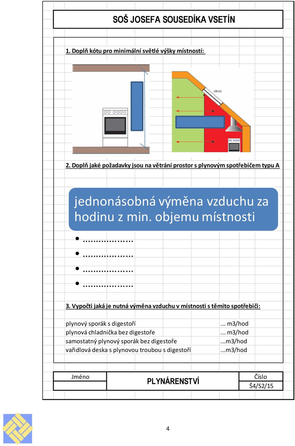 objemu místnosti.... 3.