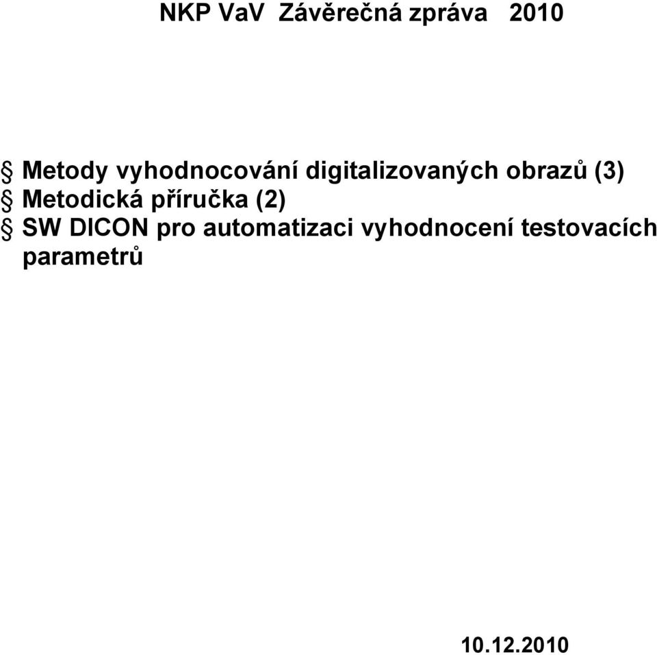 Metodická příručka (2) S DICON pro